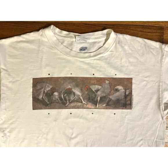 Edgar Degas Cleveland Museum Of Art Frieze Of Dancers Rare T-Shirt Size XL - Picture 2 of 12